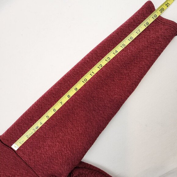 L.L. Bean Quilted Jacket | 1X Plus | Lightweight Maroon Layer - Picture 6 of 13